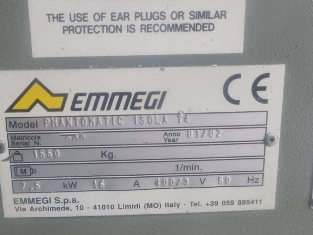 Gebruikt Emmegi Phantomatic Isola T4 - CNC Profielbewerkingscentrum - 2002