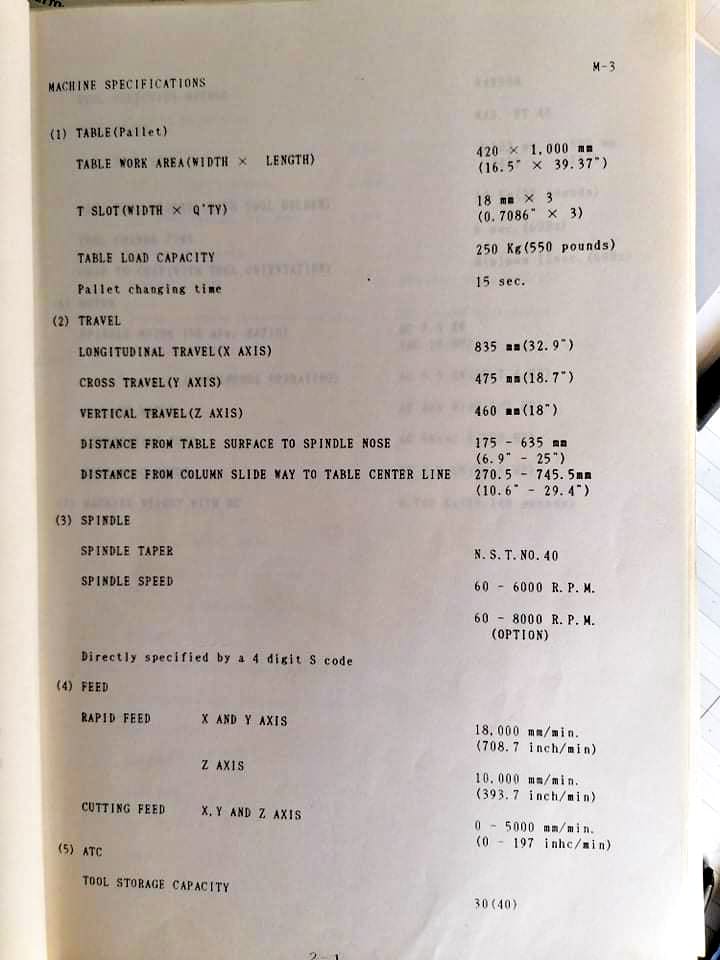 Gebruikt Kitamura Mycenter 3 - CNC verticale bewerkingscentrum - 1990