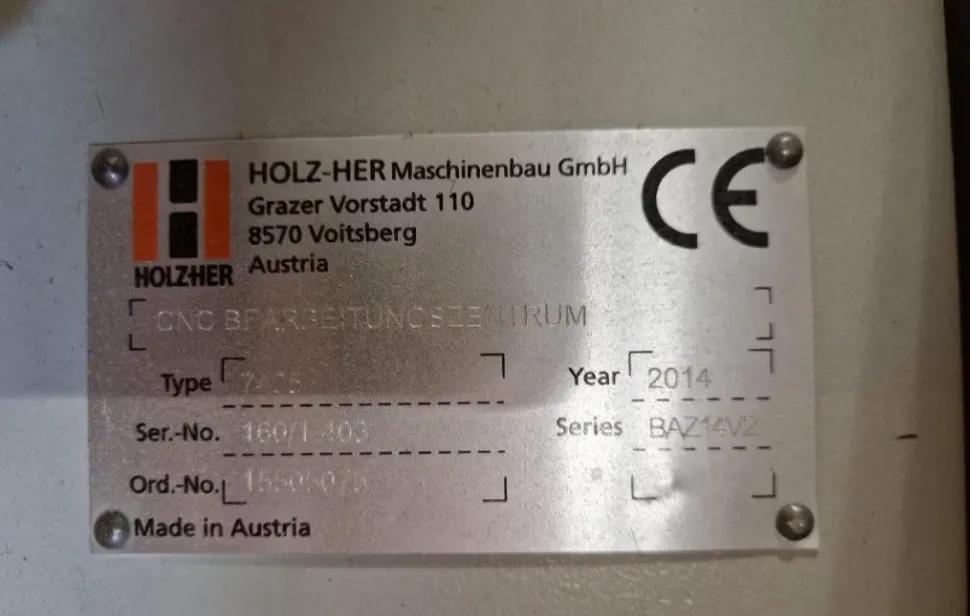 Used Holzher Evolution 7405 - CNC Machining Center