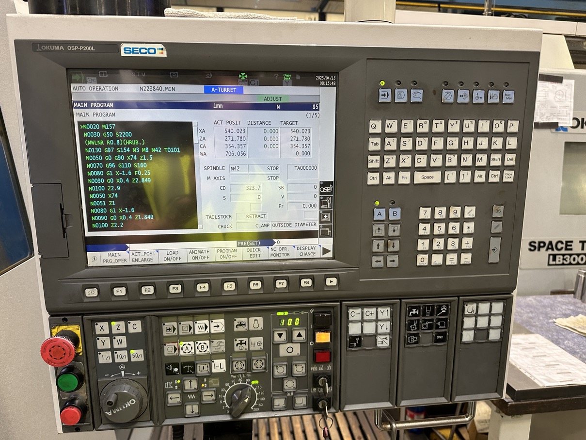 Used Okuma LU300-MY I CNC Lathe I 2006