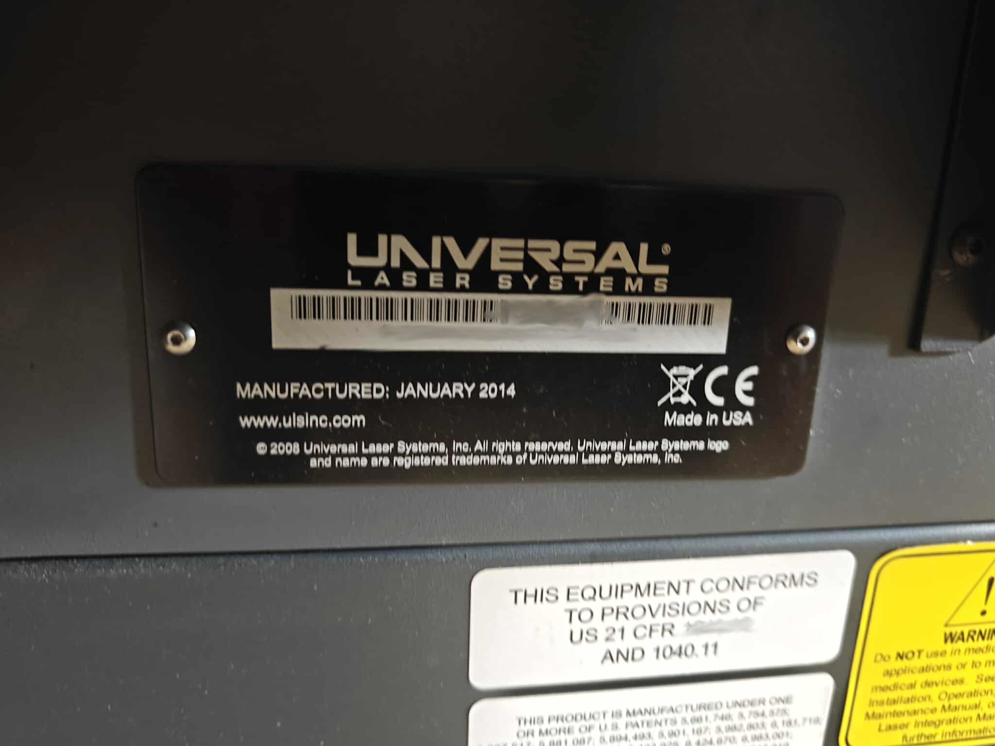 Used Universal Laser PLS 60MW I Laser Engraving I 2014