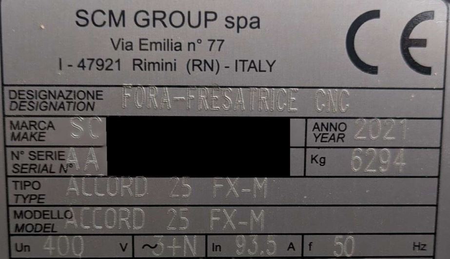 Used SCM Accord 25 FX-M I CNC Machining Center I 2021