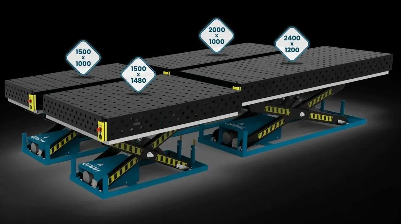 GPPH XWT Hef- en Lastafels