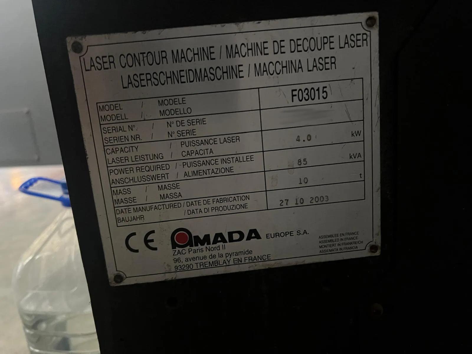 Gebruikt Amada FO-3015 I Laser Cutting