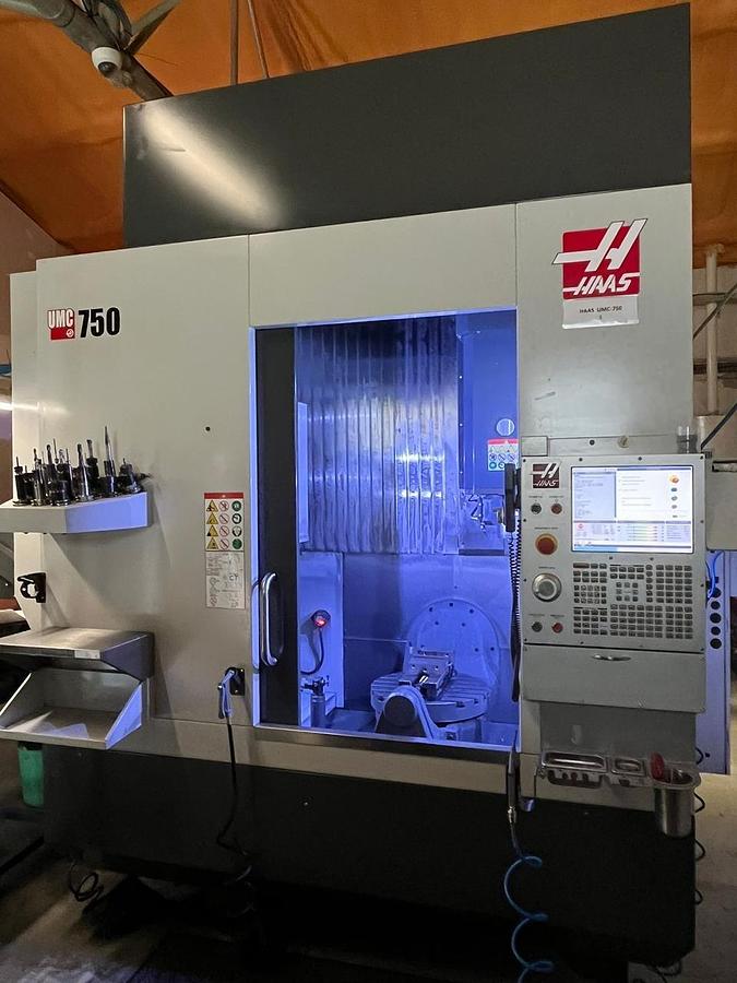 Used Haas UMC 750 I Vertical Machining Center I 2020