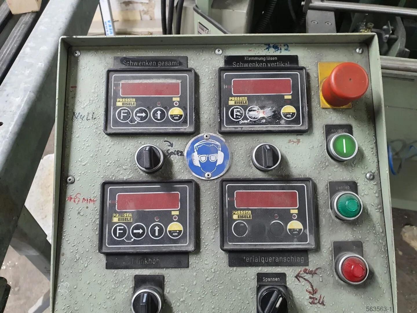 Usado Sierra de muescas Pressta Eisele Prisma 600 I