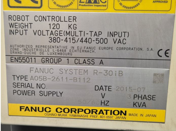 Used Fanuc A05B-2611-B112 I Industrial Robot I 2015