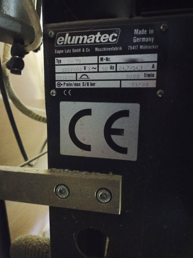 Used Elumatec DG 79 - Double Mitre Saw - 2000
