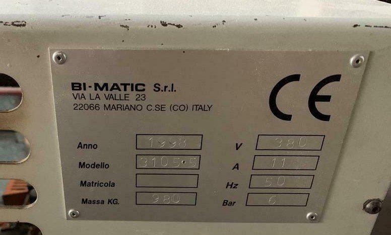 Usado BI MATIC 3105 5 - 1998