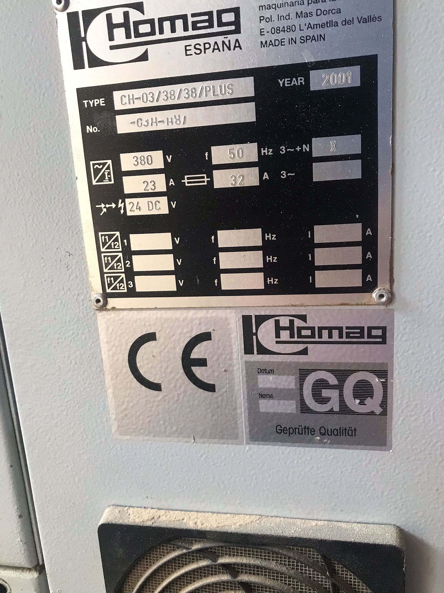 Usado Homag CH 03 - Máquina de sierra de panel - 2001