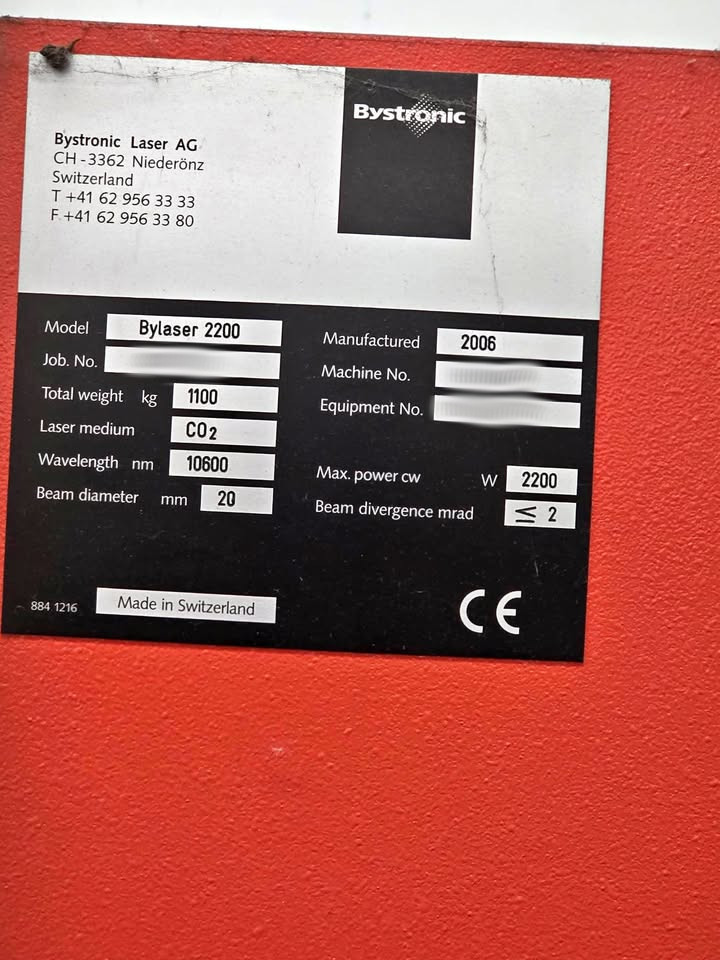 Used Bystronic Bysprint 3015 I Laser Cutting I 2006