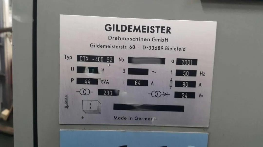Gebruikt Gildemeister CTX 400 V3 S2 I CNC Draaibank