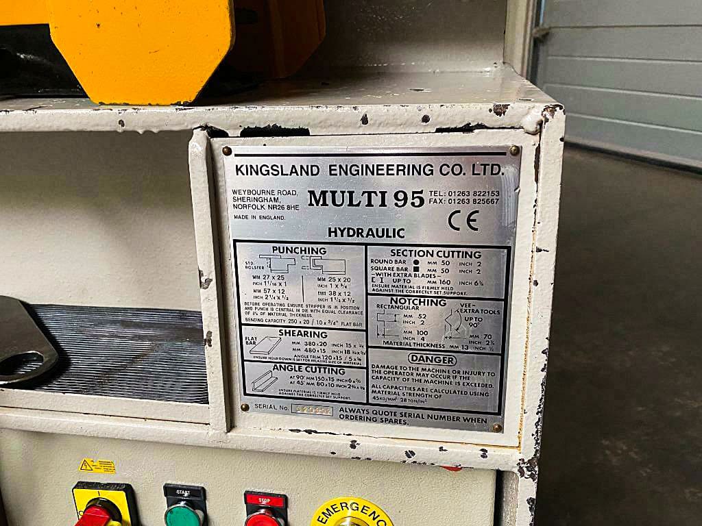 Gebruikt Kingsland Haco Multi 95 - Ponsmachine