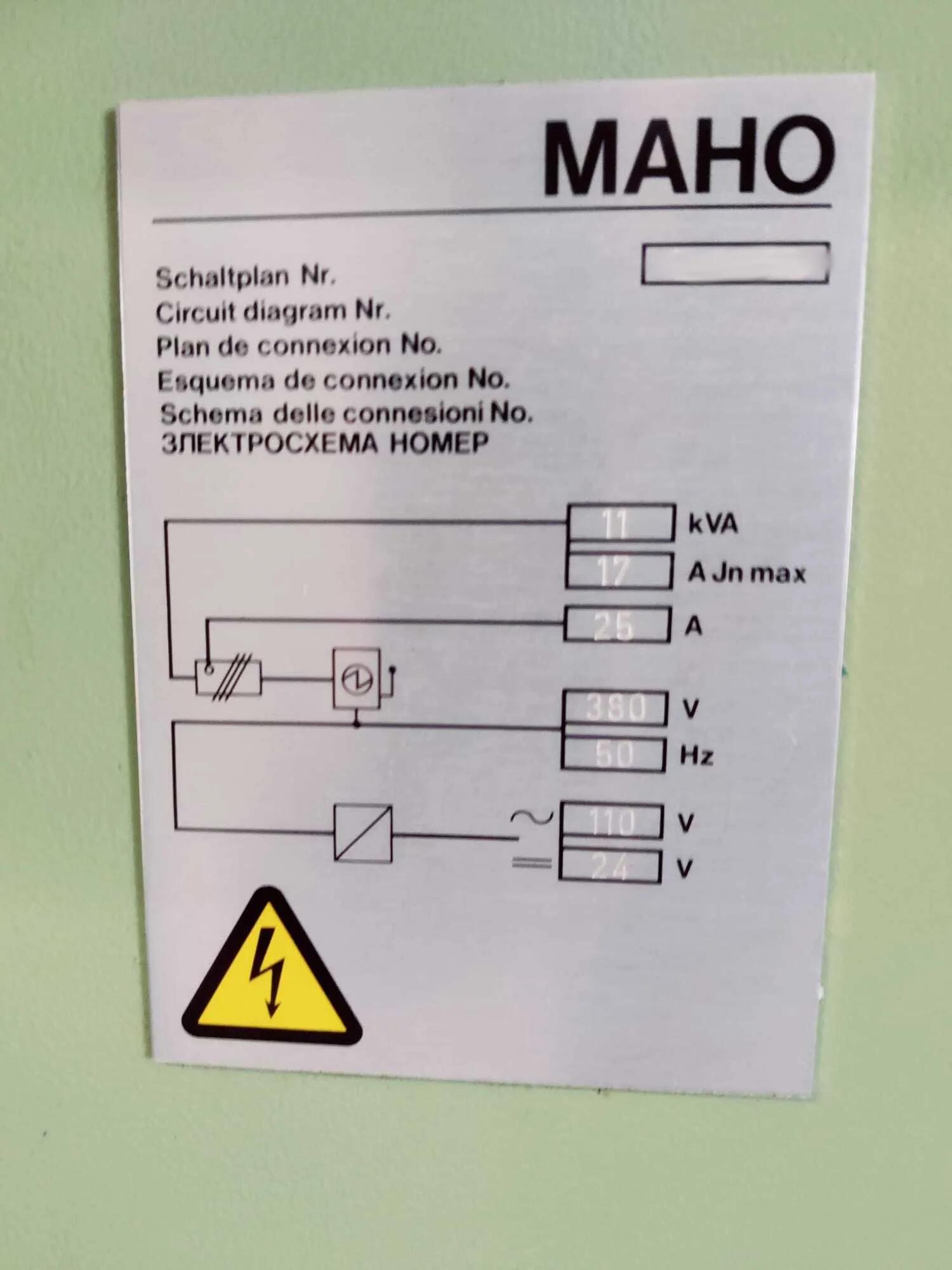 Gebruikt Maho MH 500 W I CNC-frezen