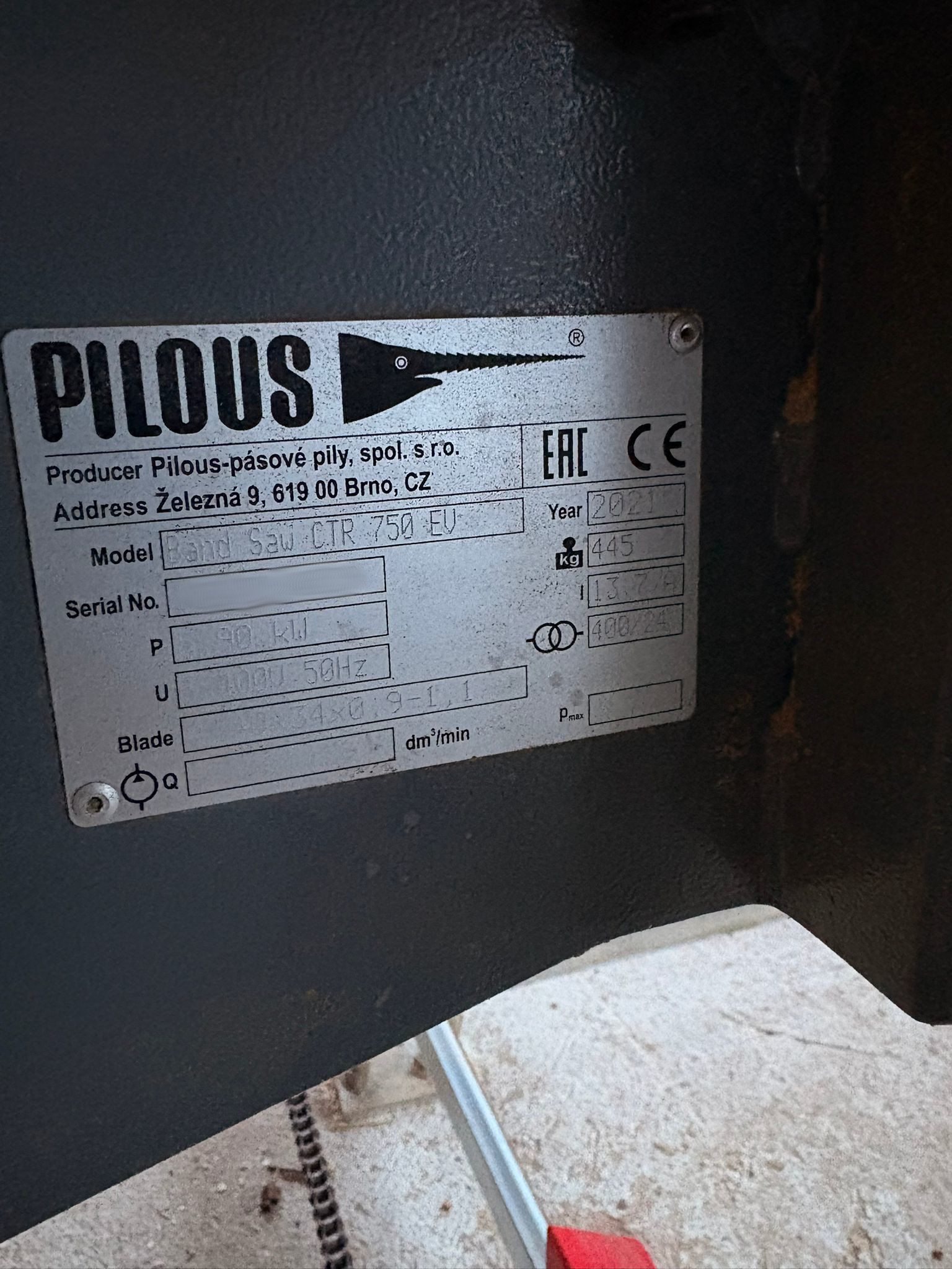 Used Pilous CTR 750 EV I Sawmill I 2021