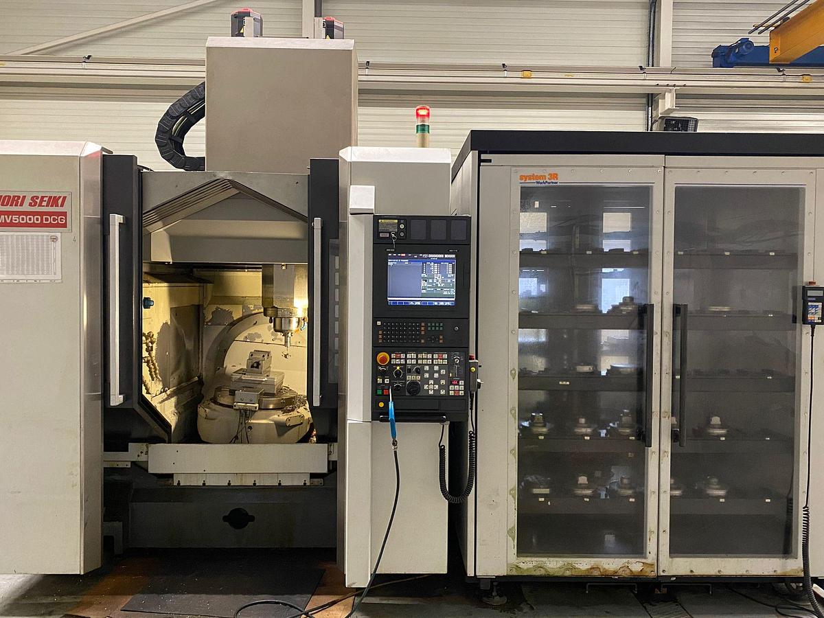 Used Mori Seiki NMV 5000DCG I 5-Axis Machining Center I 2008
