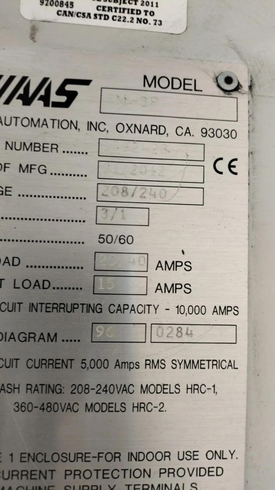 Gebruikt Haas TM-3P I Verticaal Bewerkingscentrum