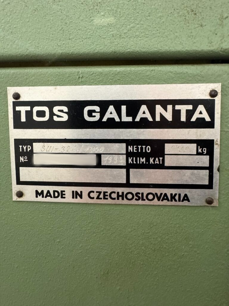 Used TOS SUI 32A I CNC Lathe I 1993