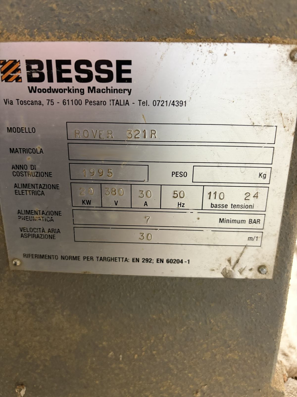 Used Biesse Rover 321R I CNC Machining Center I 1995