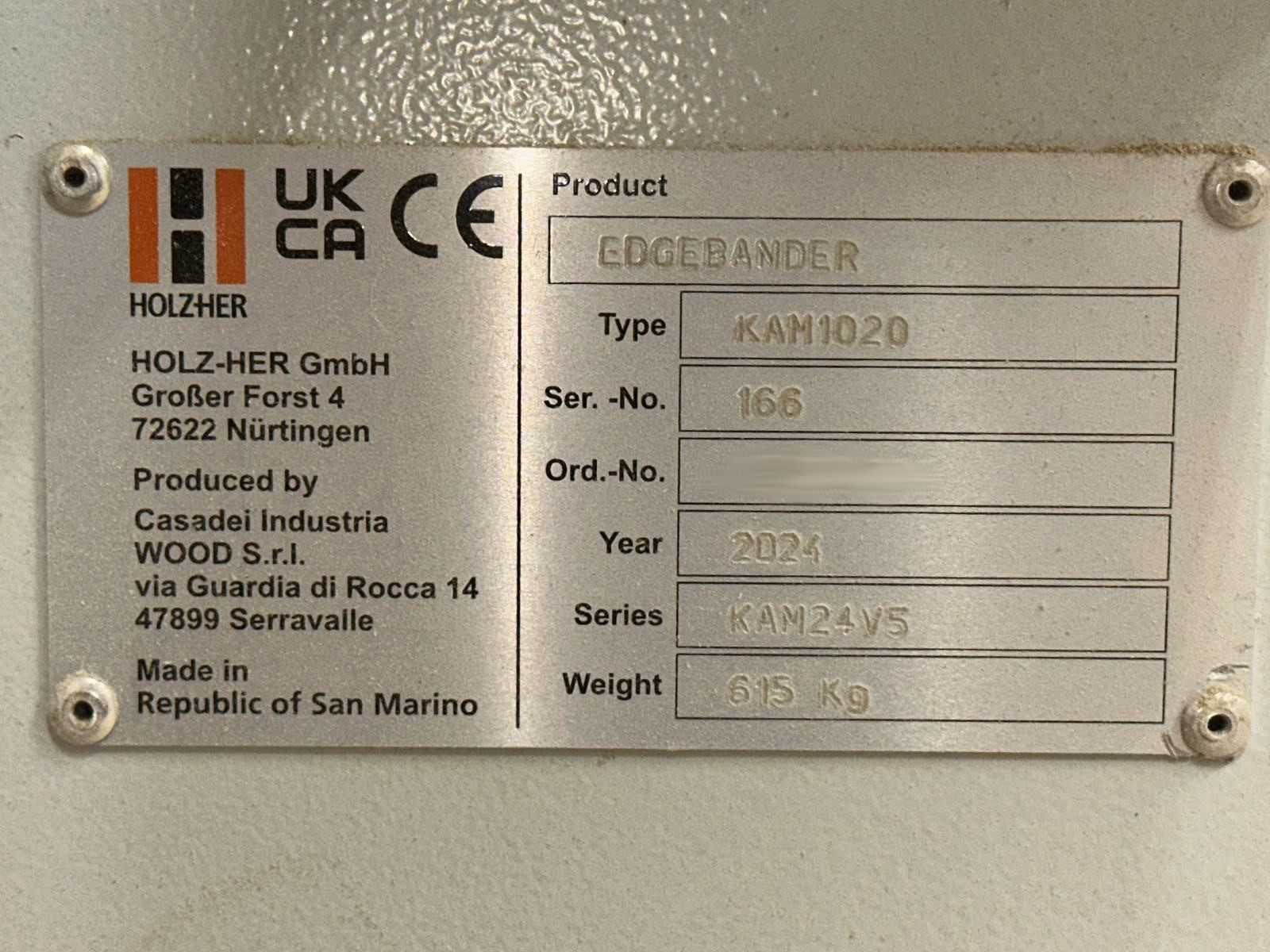 Used Holzher Artea 1020 I Edgebanding I 2024