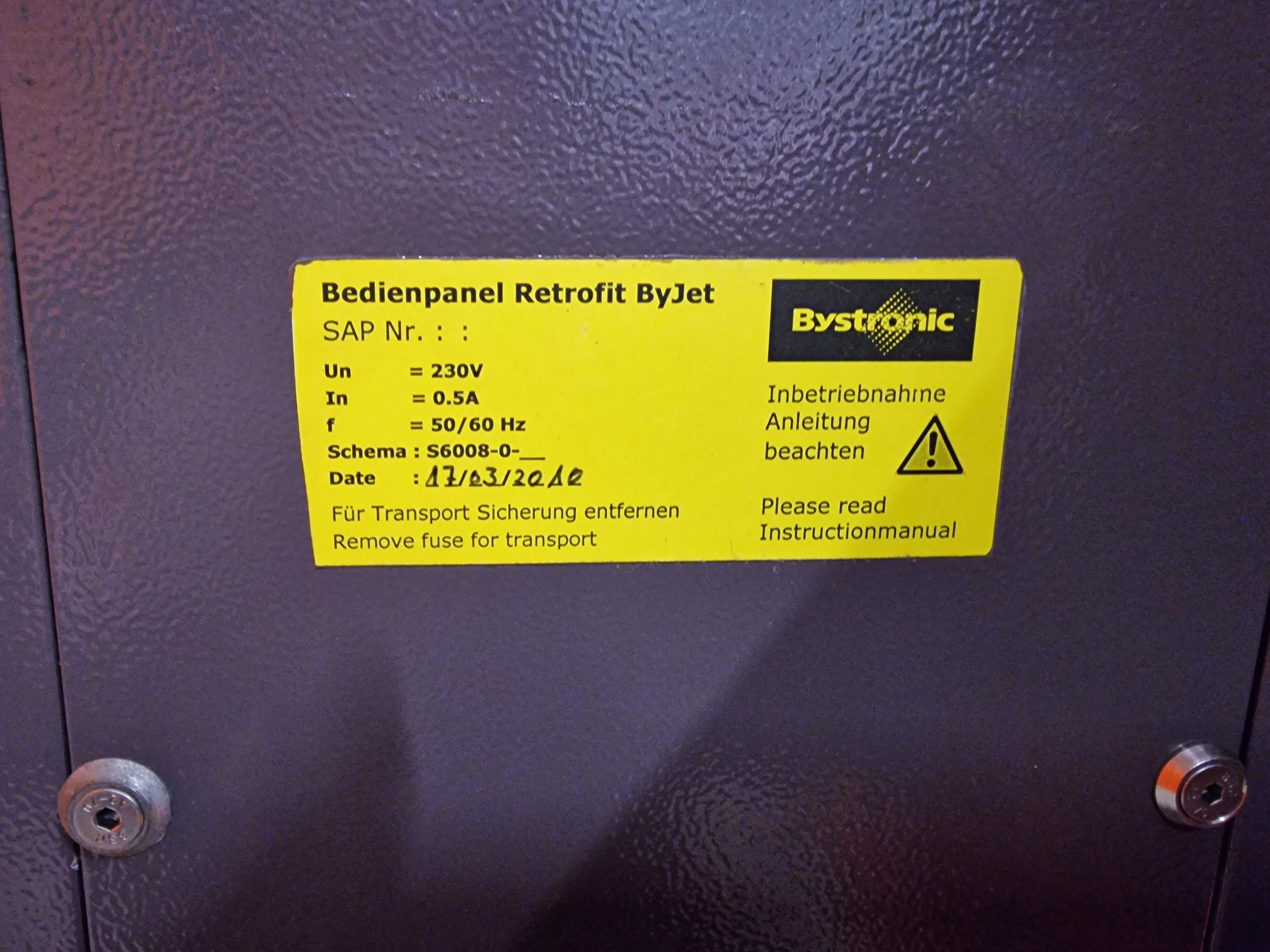 Used Bystronic Byjet 3015 - Waterjet - 1999