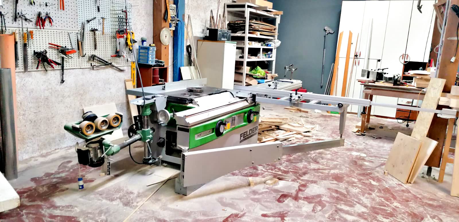 Usado Felder KF 700 - Sierra de Mesa Deslizante - 2009