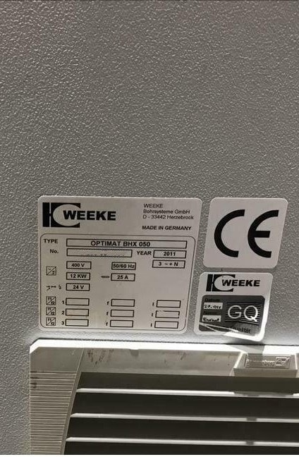 Gebruikt WEEKE OPTIMAT BHX 050 -  2011
