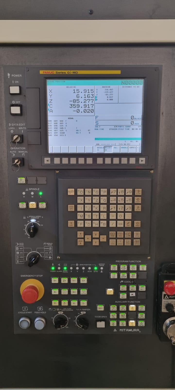 Used Kitamura Mycenter-4XT I 5-Axis Vertical Machining Center I 2013