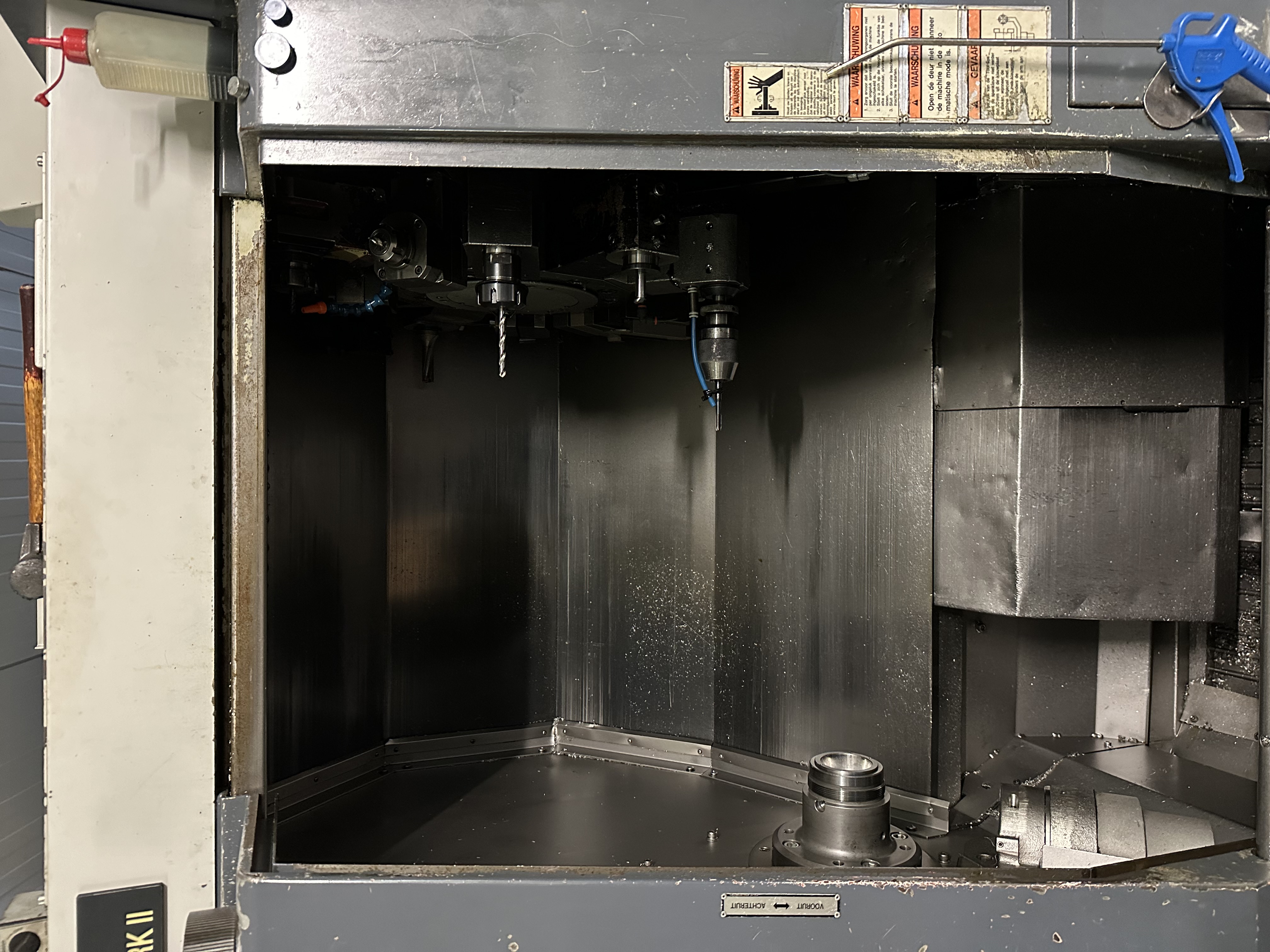 Used Mazak Super Quick Turn 15M Mark II I CNC Lathe I 1995