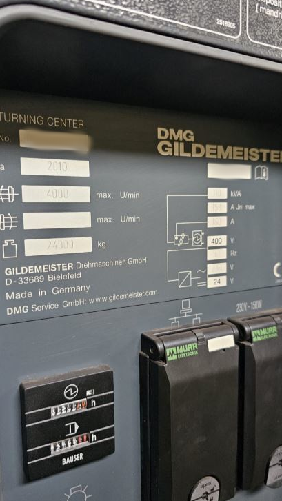 Used DMG Gildemeister CTX Gamma 2000 TC I CNC Lathe I 2010