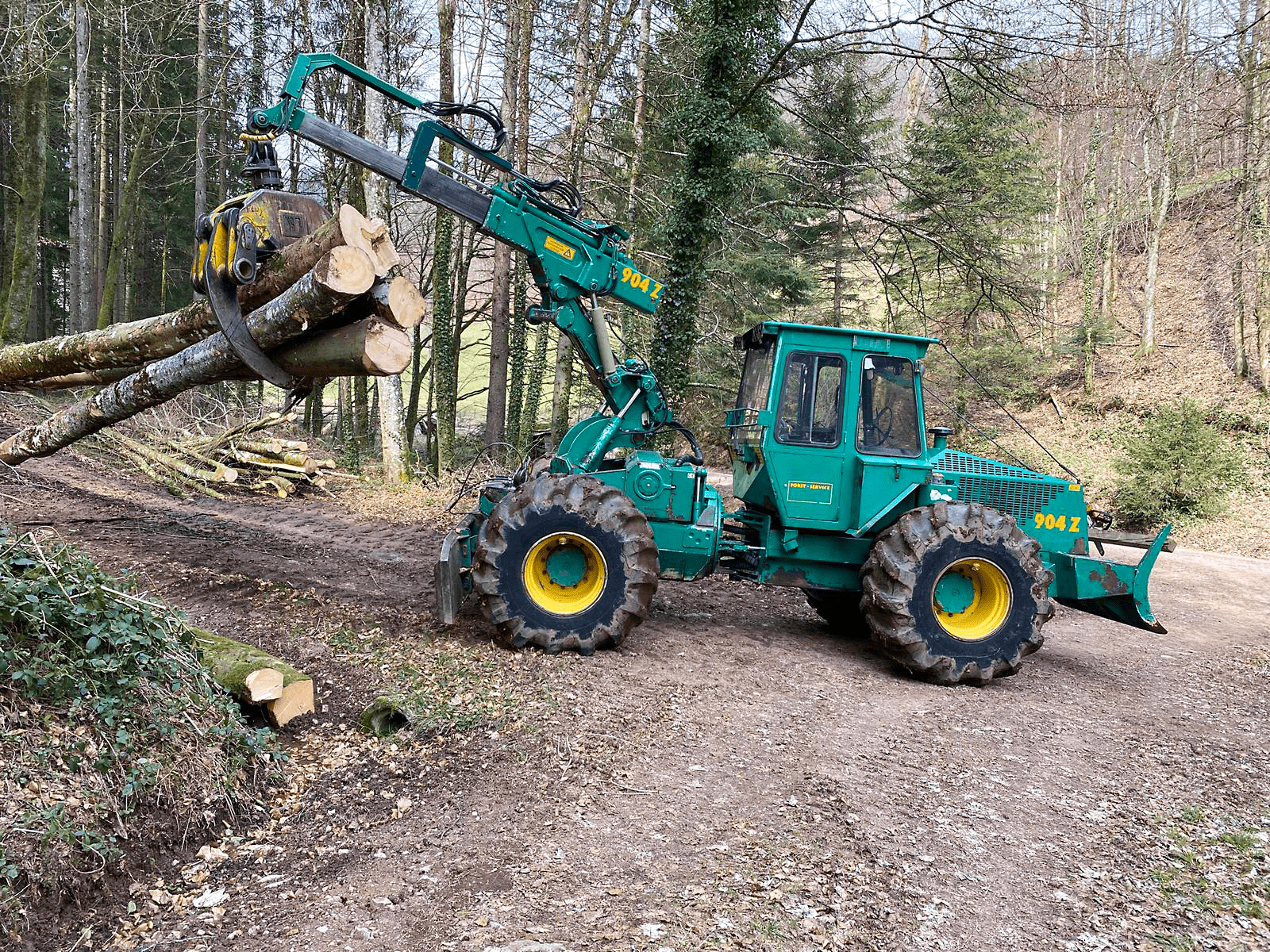 Gebruikt HSM 904 Z - Bosbouwtractor - 2001