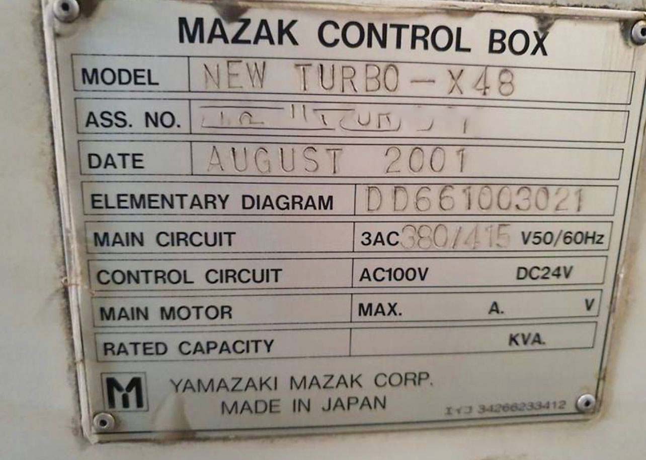 Usado Mazak Nuevo Turbo X48 campeón - Corte por láser - 2001