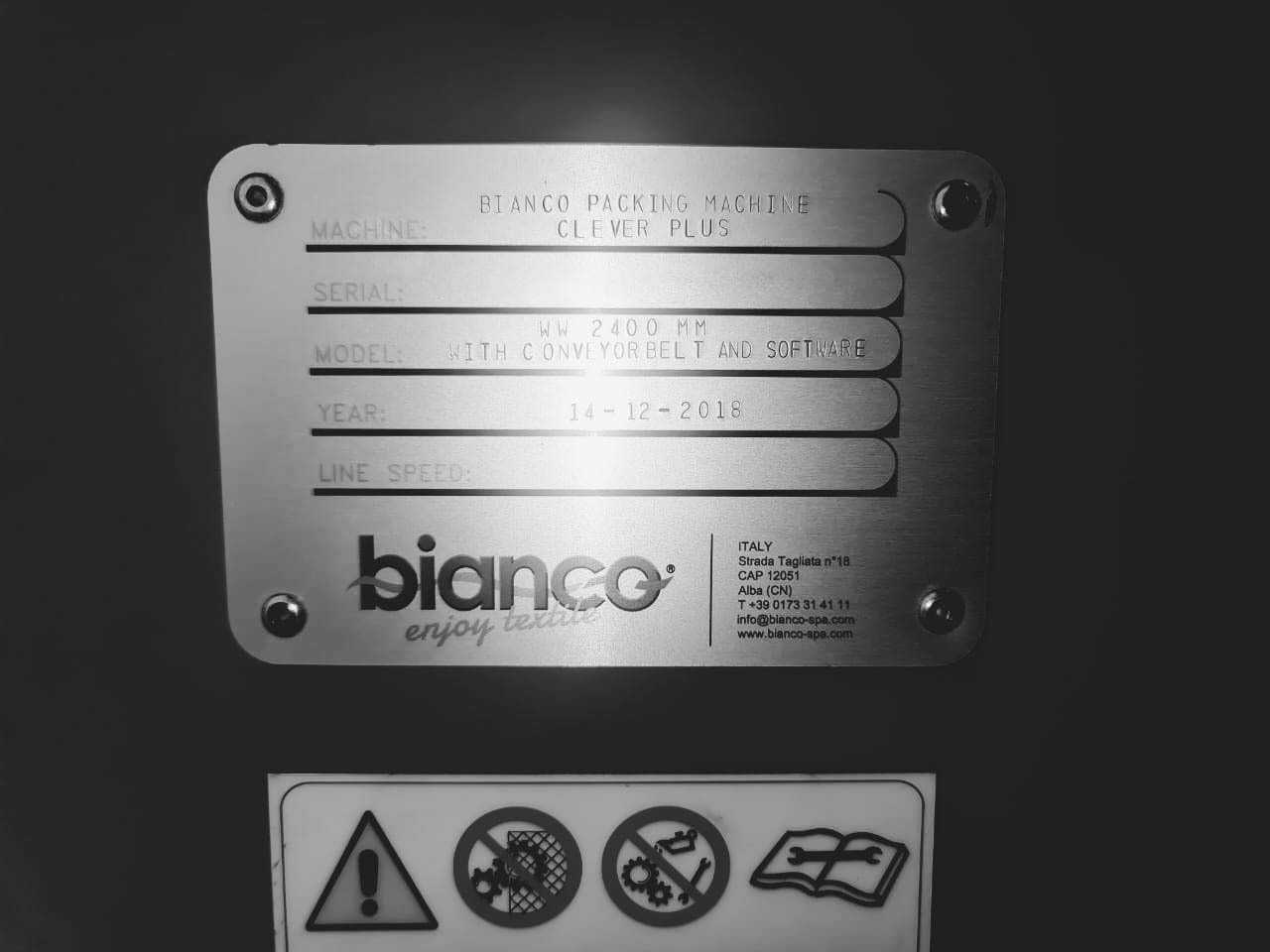 Gebruikt Bianco Clever Plus I Verpakkingsmachine I 2018