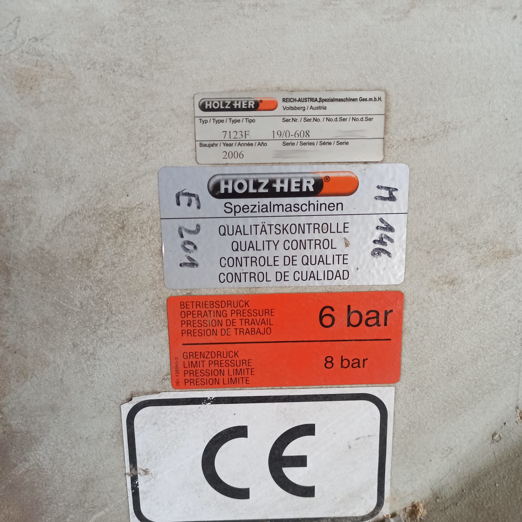 Used Holzher Pro-Master 7123F I CNC Machining Center I 2006