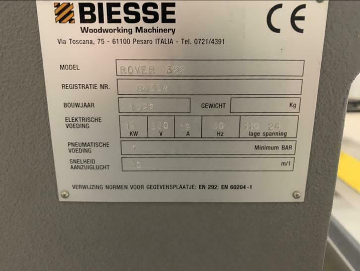 Gebruikt BIESSE Rover 322