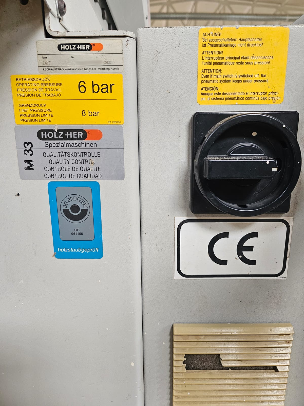 Used Holzher Sprint 1417 I Edgebanding I 2001