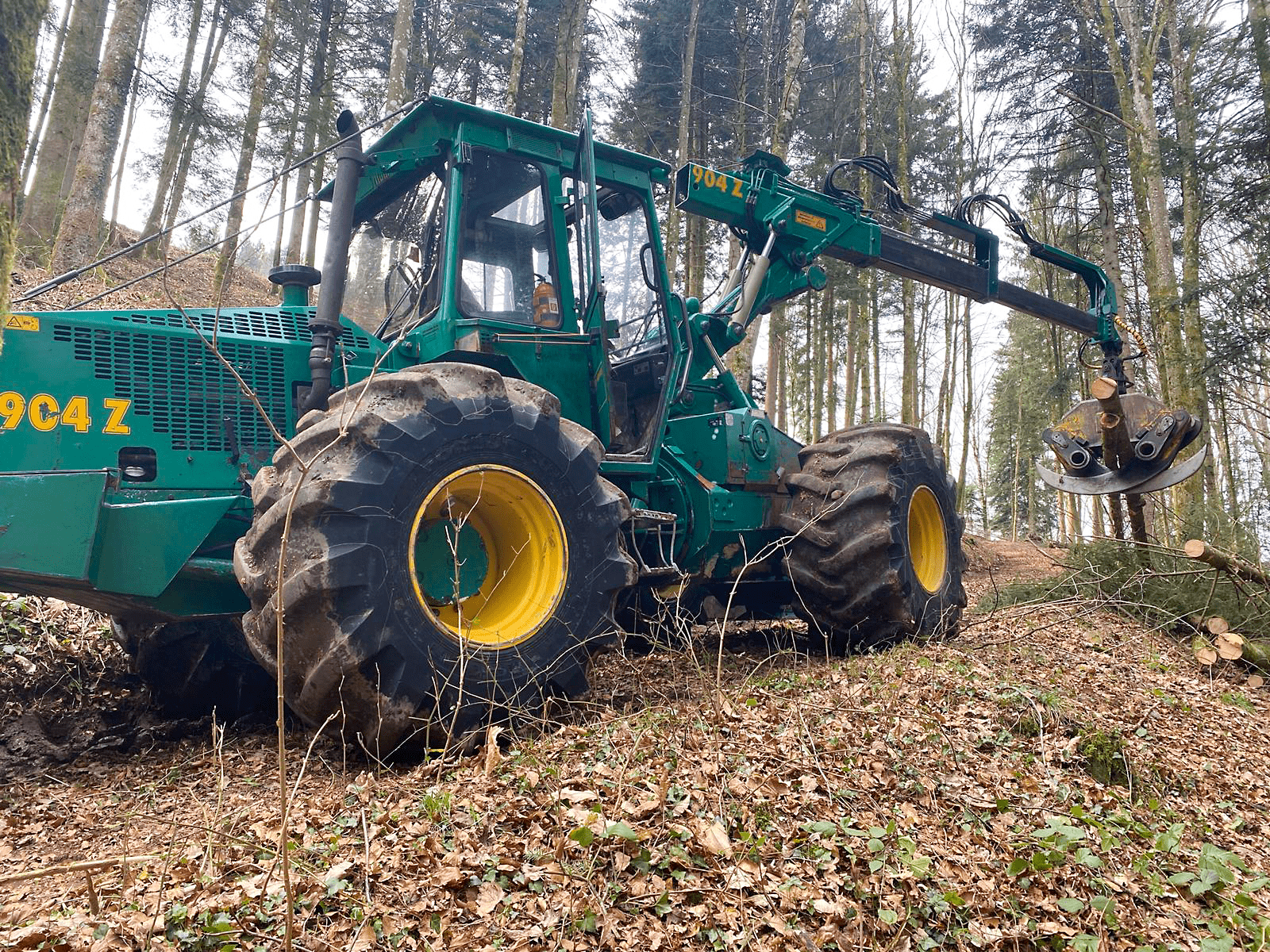 Gebruikt HSM 904 Z - Bosbouwtractor - 2001