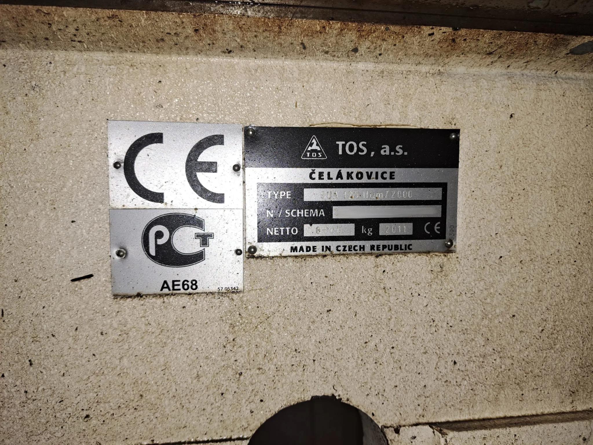 Usado TOS Sua 125 I Torno CNC