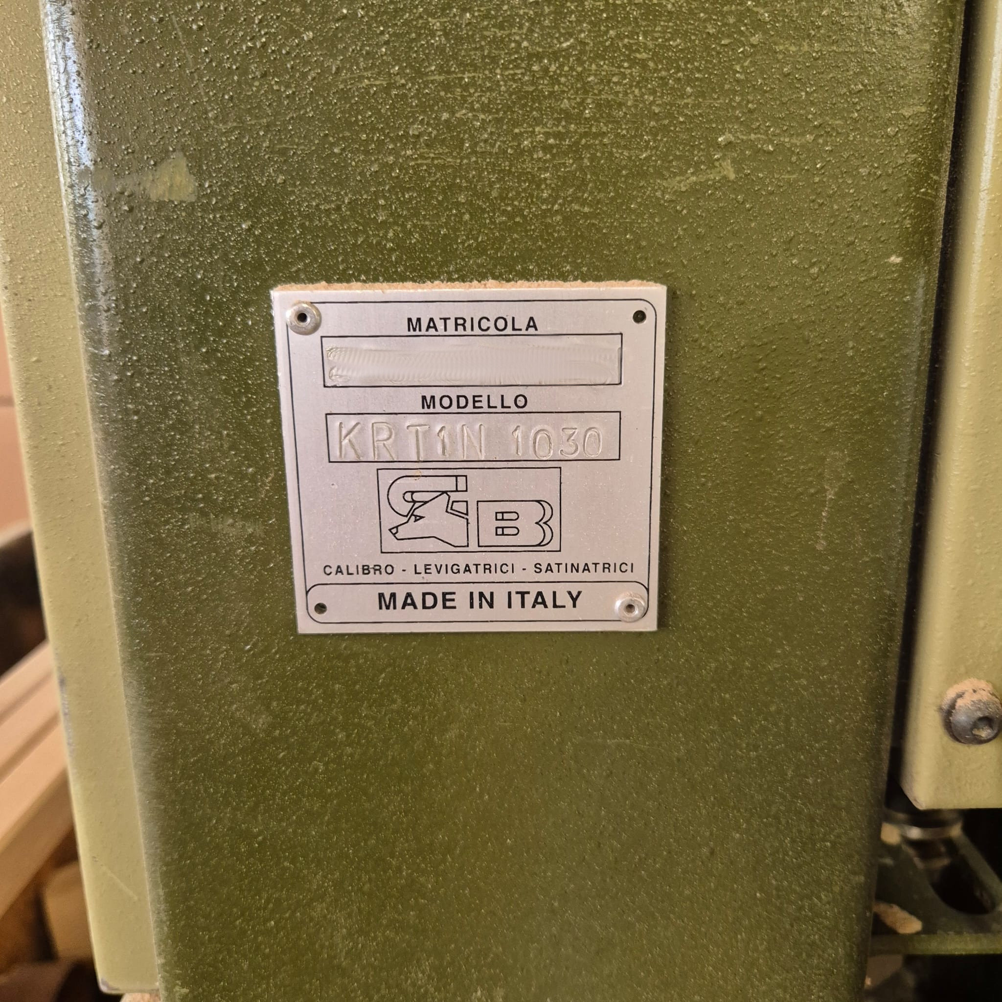 Used CB Levigatrici KRT1N 1030 I Wide Belt Sander