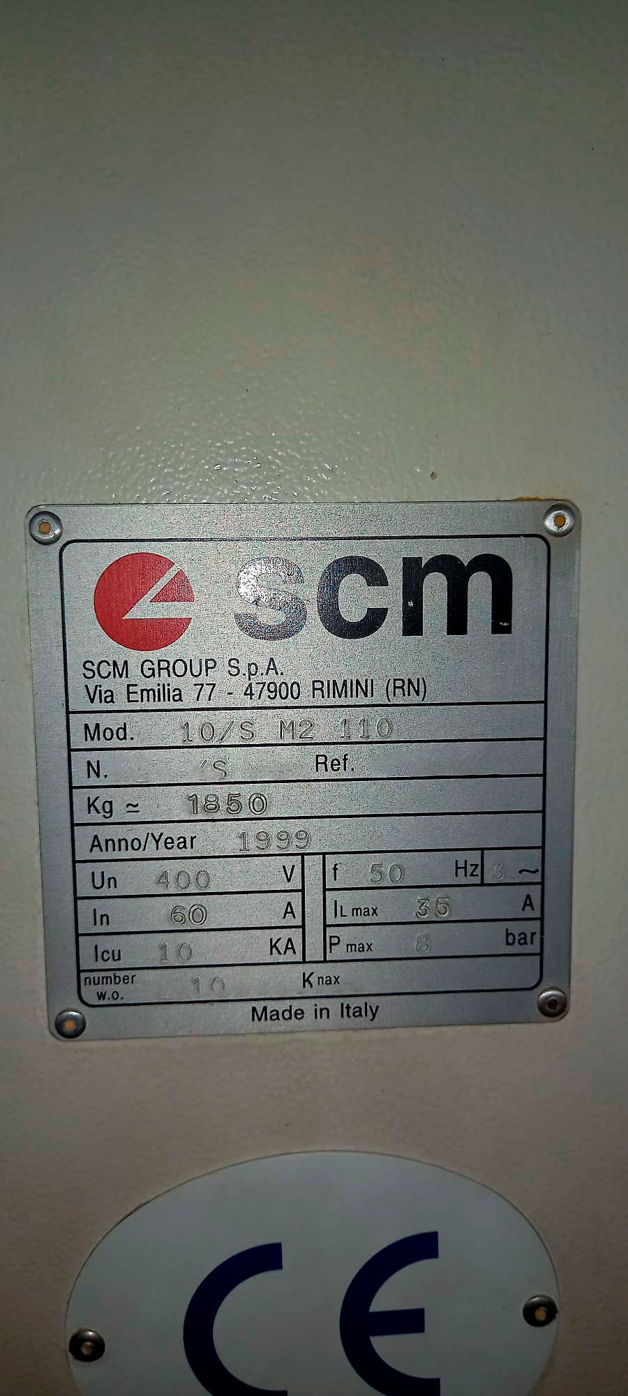 Usado SCM Sandya 10S - Lijadora de Banda - 1999