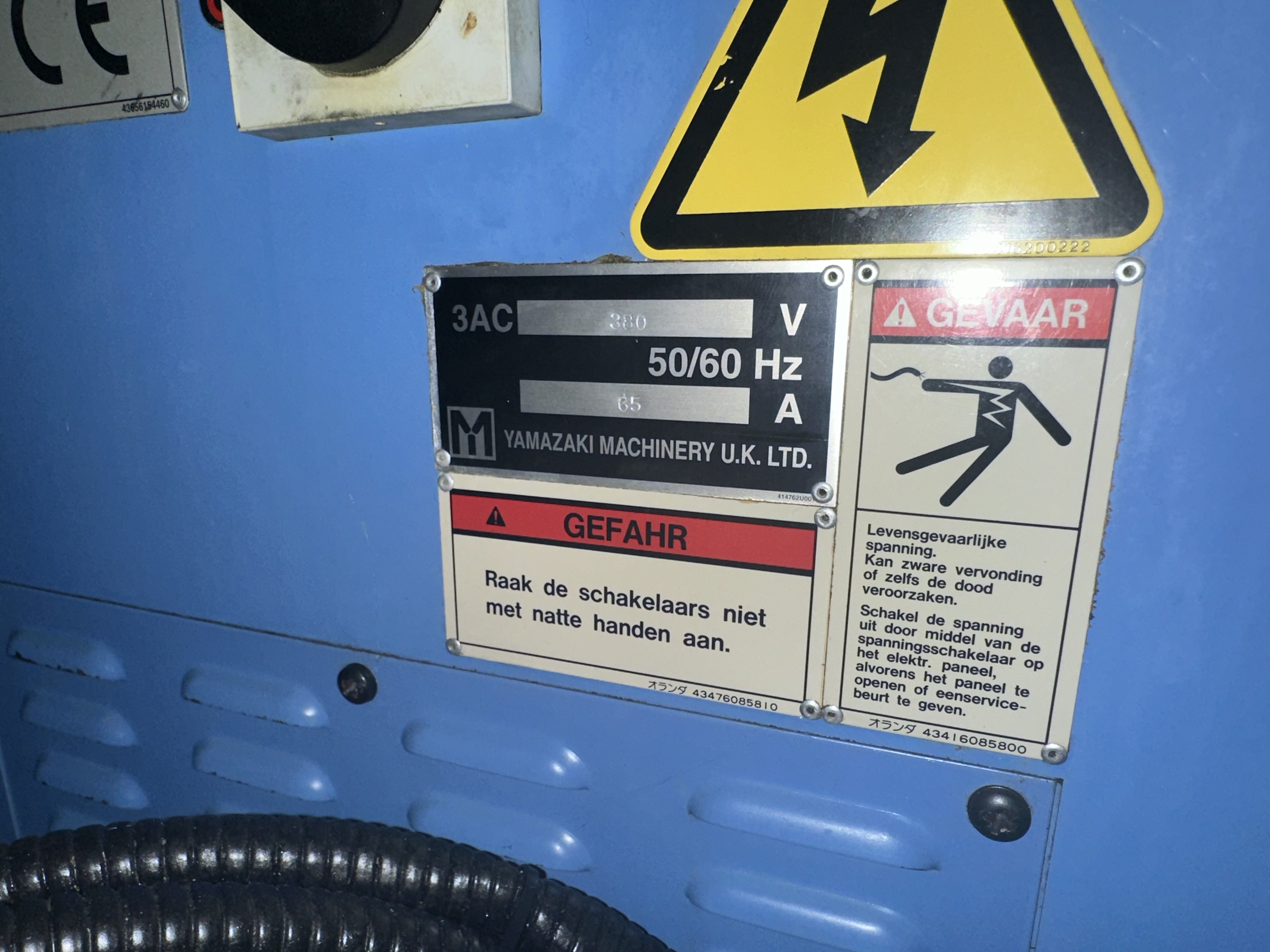 Used Mazak Super Quick Turn 15M Mark II I CNC Lathe I 1995