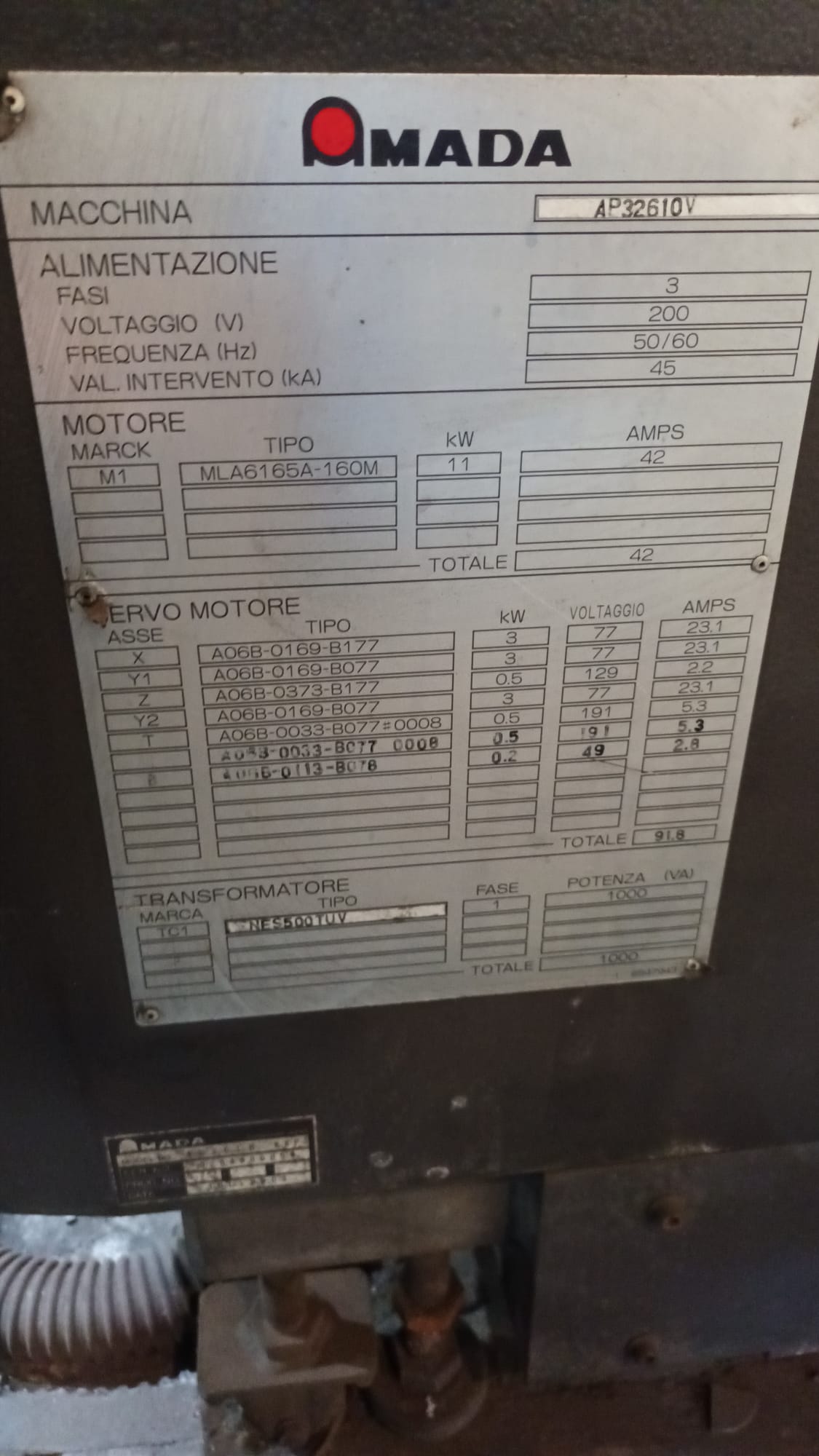 Used Amada Apelio 3 2610V I Laser Punch Press I 2001