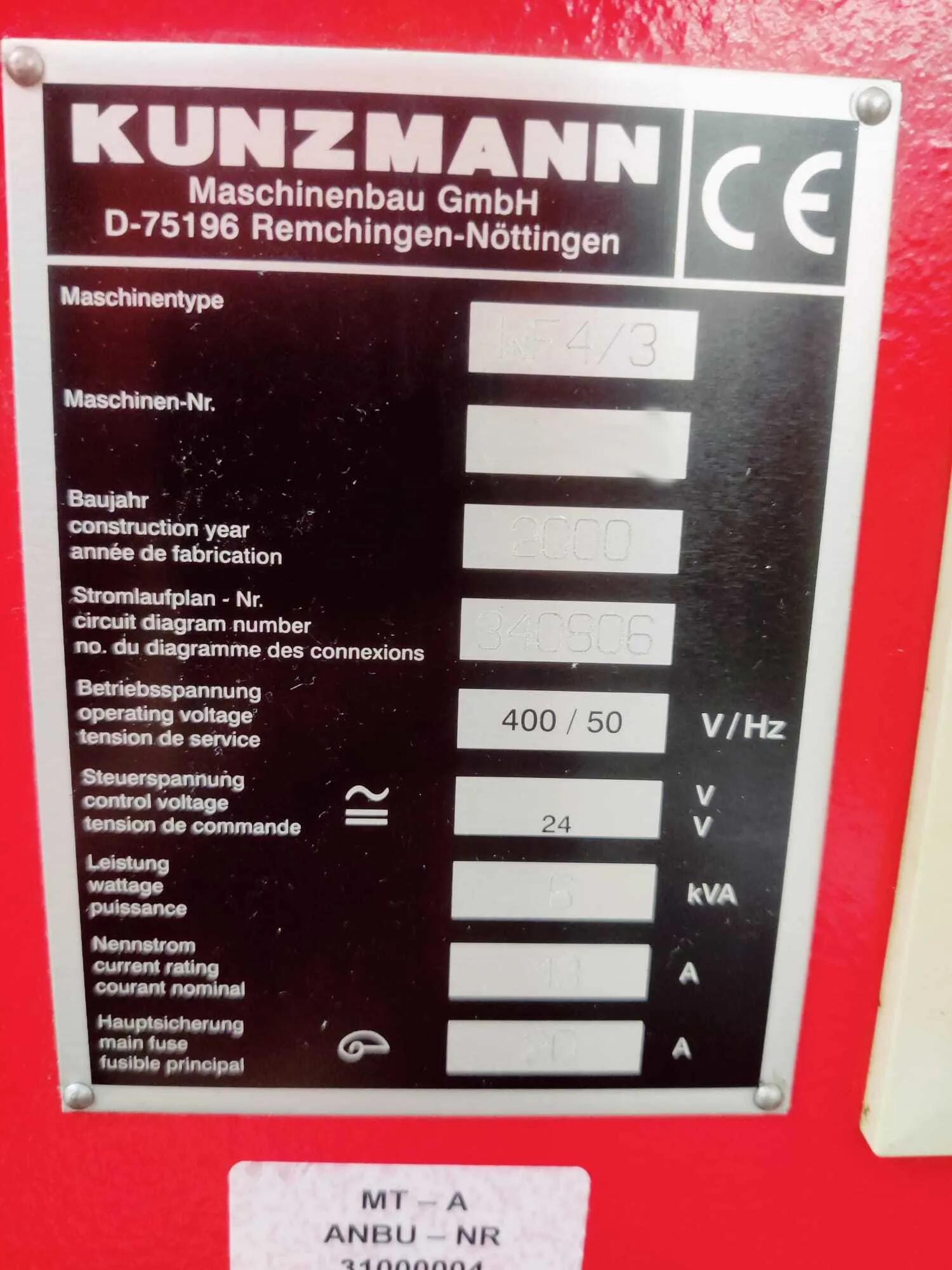 Gebruikt Kunzmann WF 4/3 I CNC Frezen