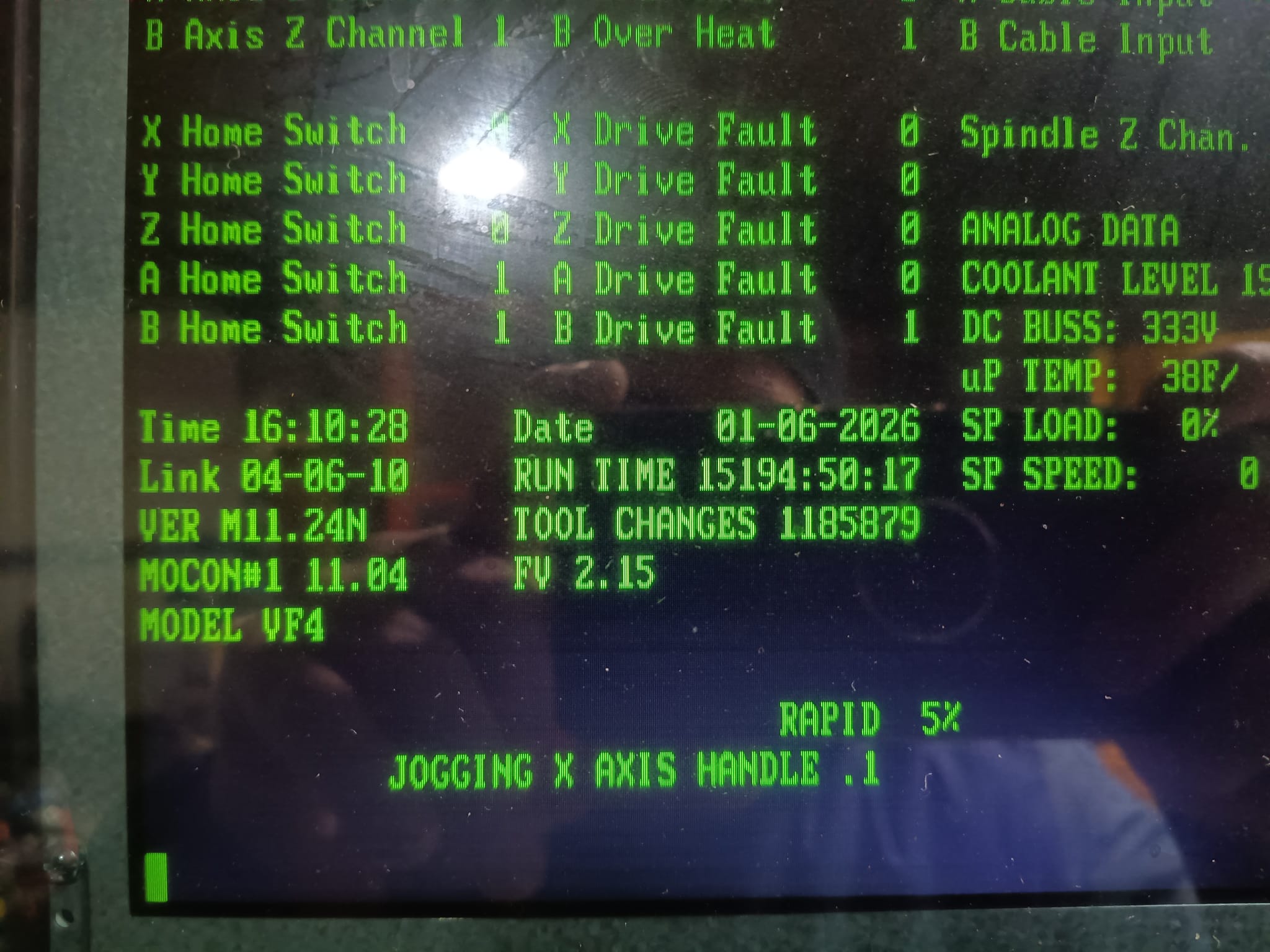 Used Haas VF4-BH I Vertical Machining Center I 2002