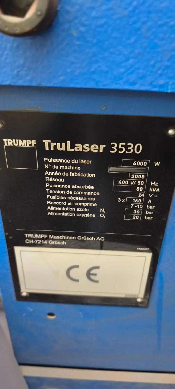 Gebruikt Trumpf TruLaser 3530 I Lasersnijden I 2008