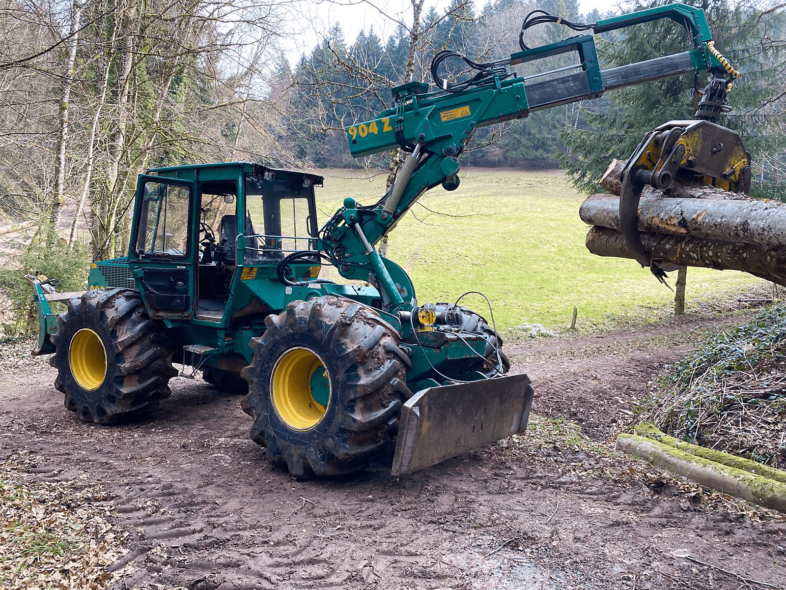 Gebruikt HSM 904 Z - Bosbouwtractor - 2001