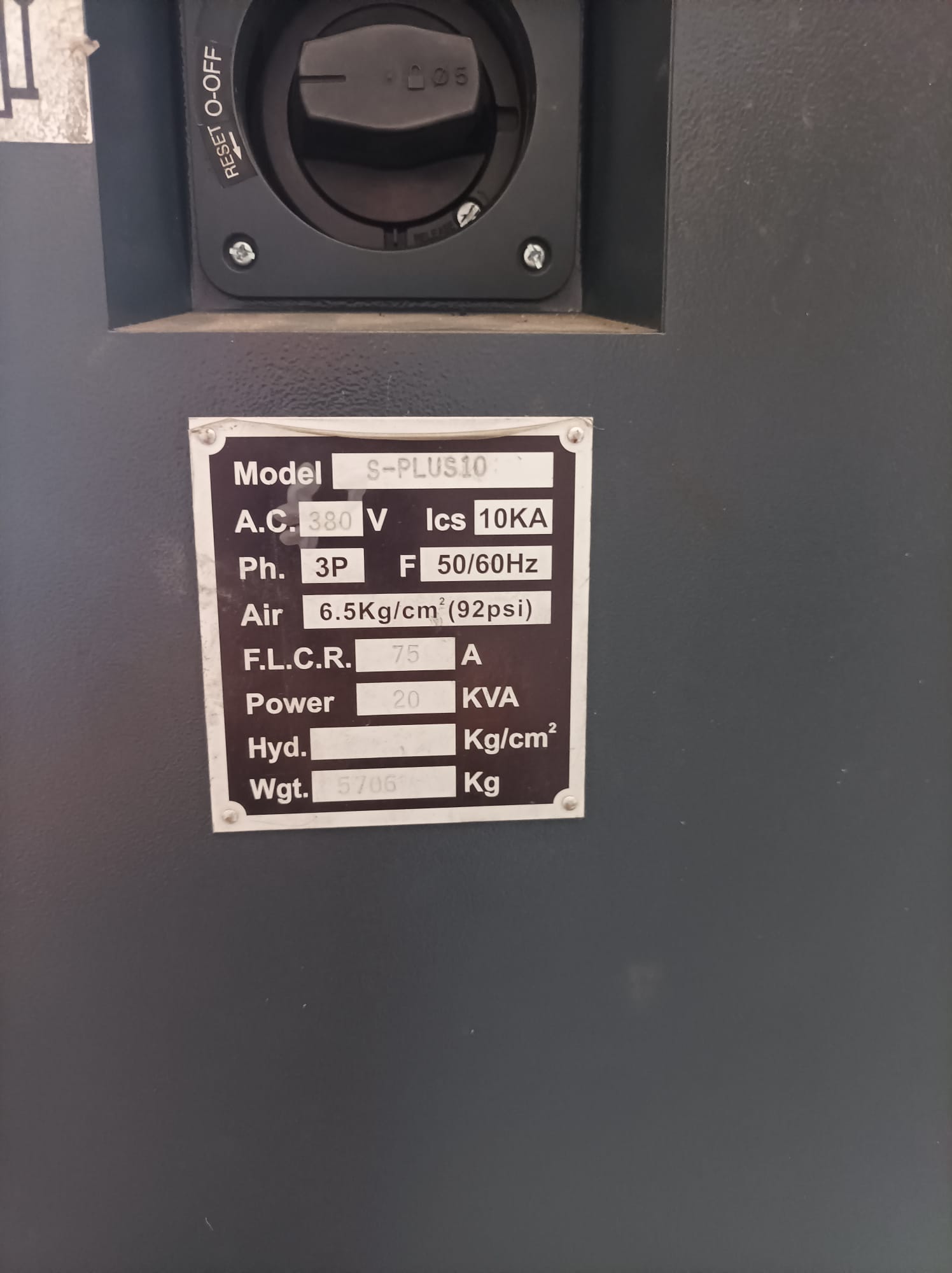 Used Hartford S-Plus 10 I Vertical Machining Center I 2012