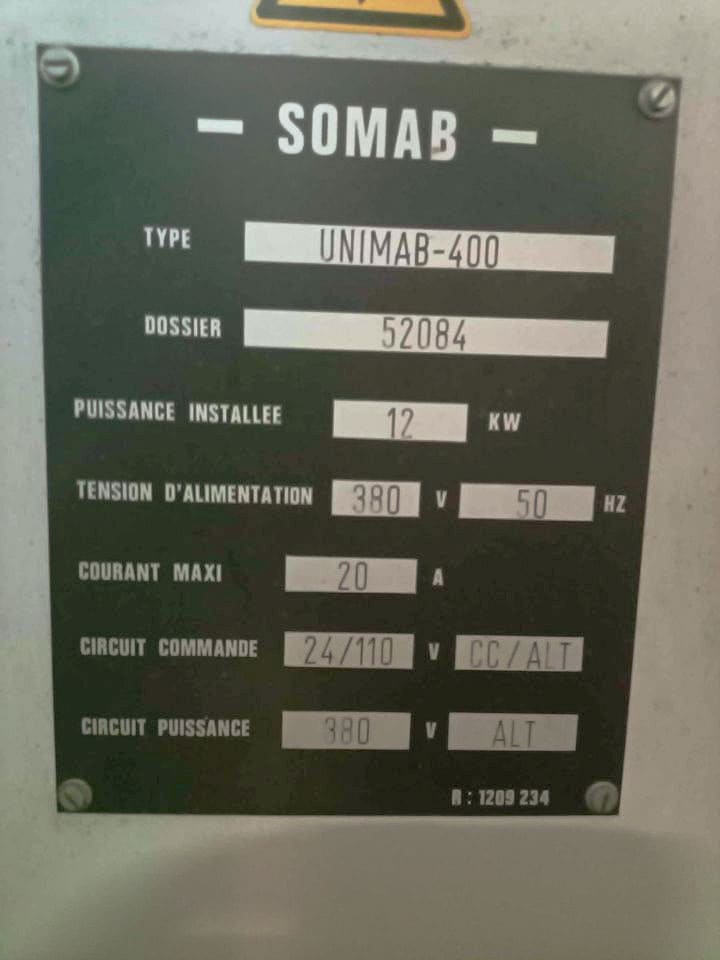 Gebruikt Somab Unimab  - 400 - Metaalbewerking - Draaibank