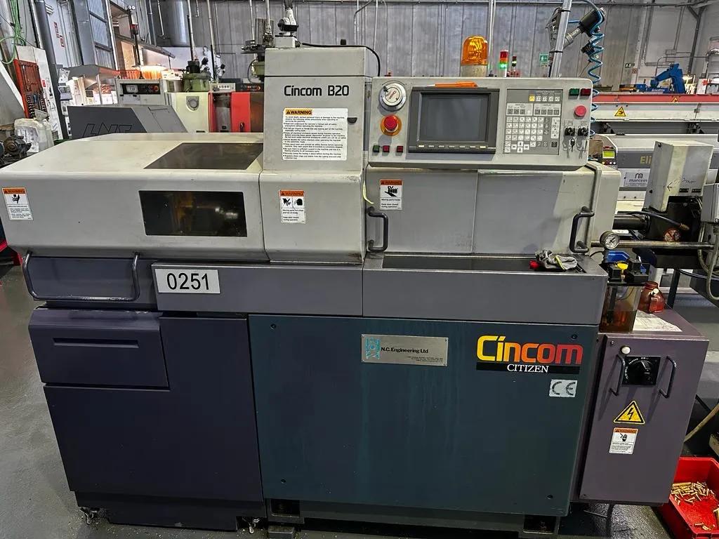 Usado Torno CNC Citizen CINCOM B20 I