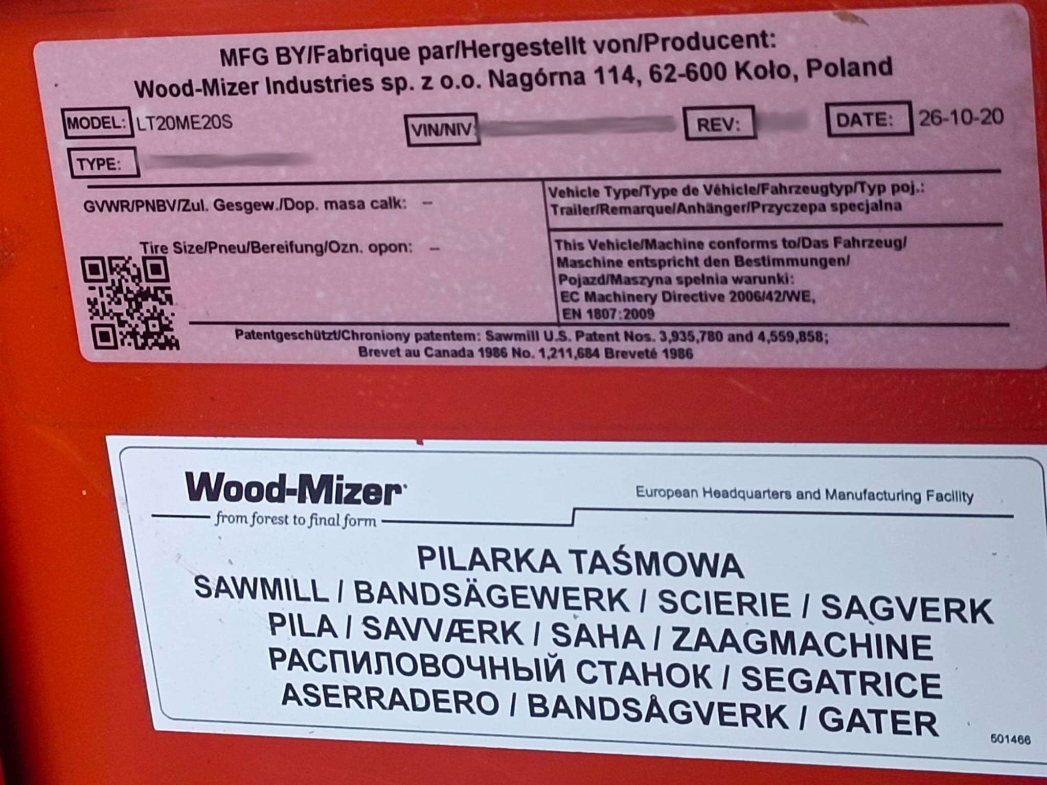 Used Woodmizer LT 20 I Sawmill I 2020